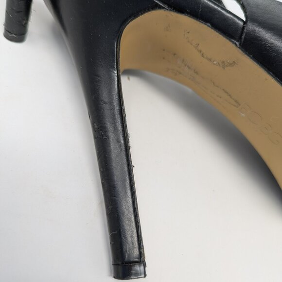 BGBG Black Platform Heel Strap, Size 8 - Picture 4 of 8